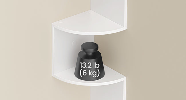 Floating Corner Wall Shelf