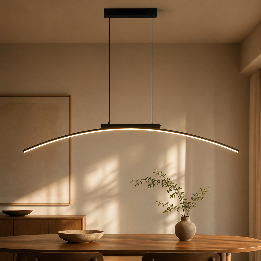Contemporary Arc Pendant Lamp