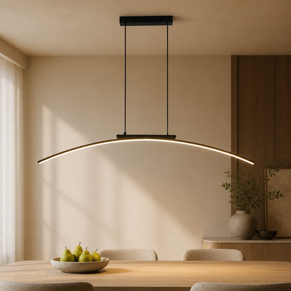 Contemporary Arc Pendant Lamp