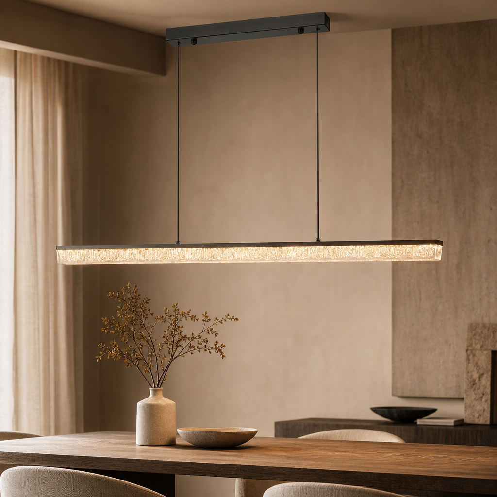 Nordic Glass Linear Pendant Light