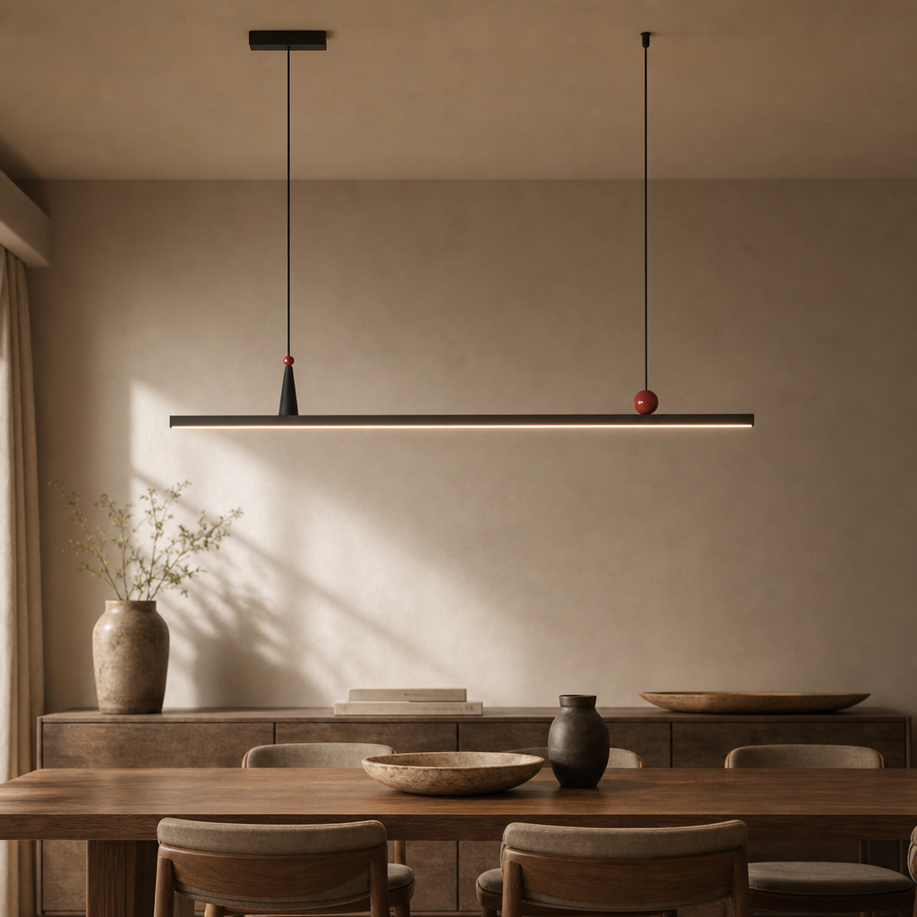 Minimalist Linear Pendant Light