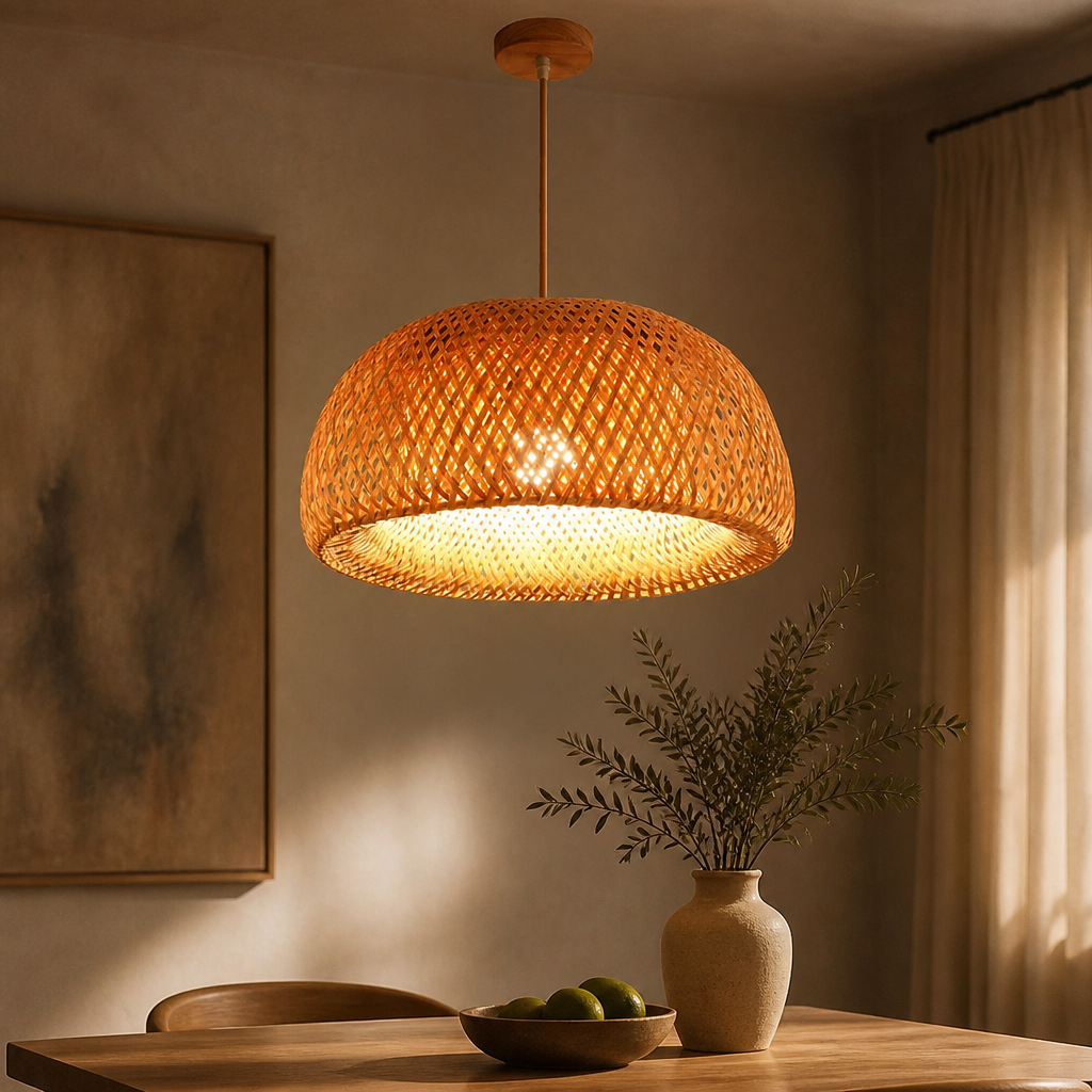 Japanese Bamboo Pendant Lamp