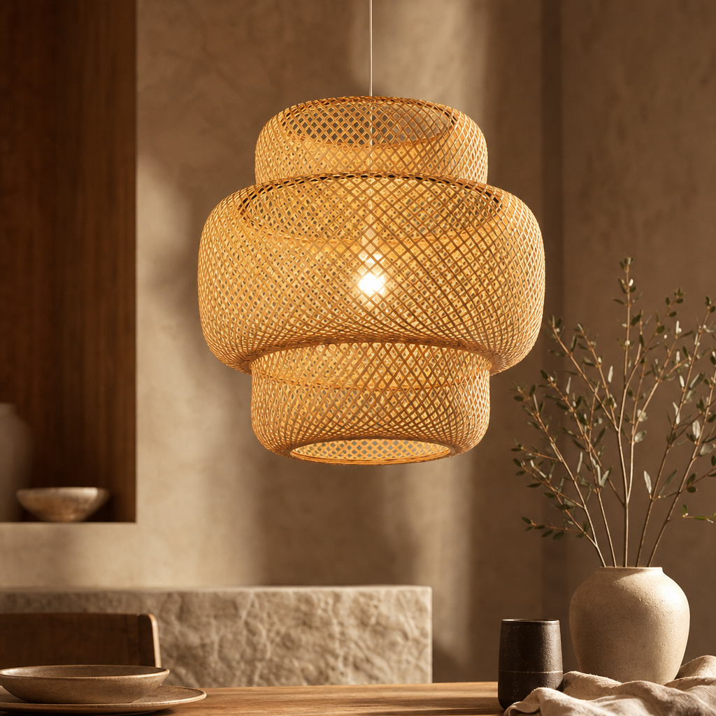 Rattan Pendant Chandelier