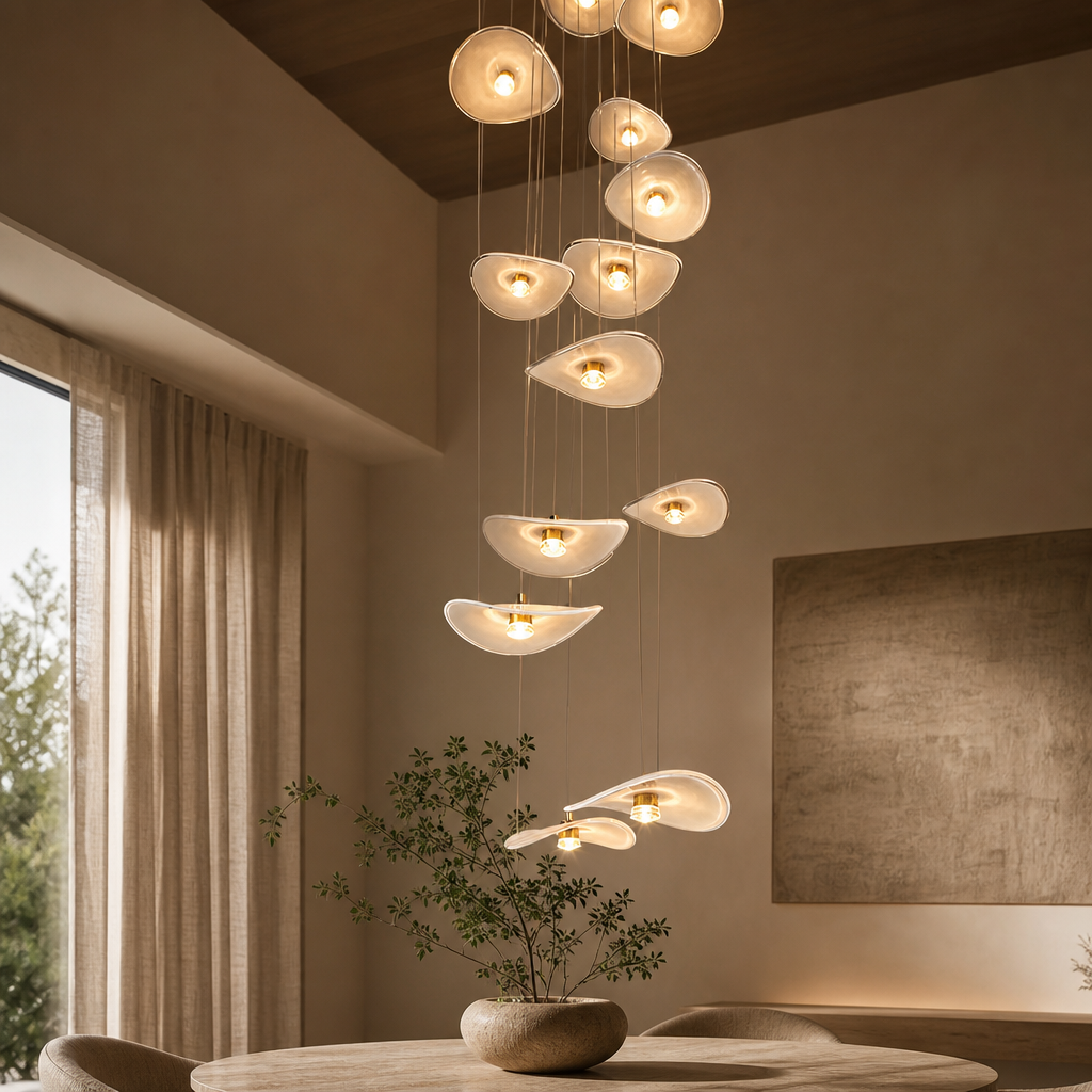 Nordic Stone Pendant Chandelier