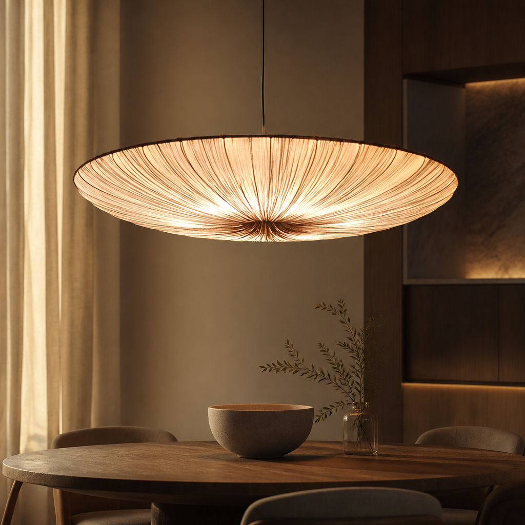 Wabi-Sabi Fabric Pendant Chandelier