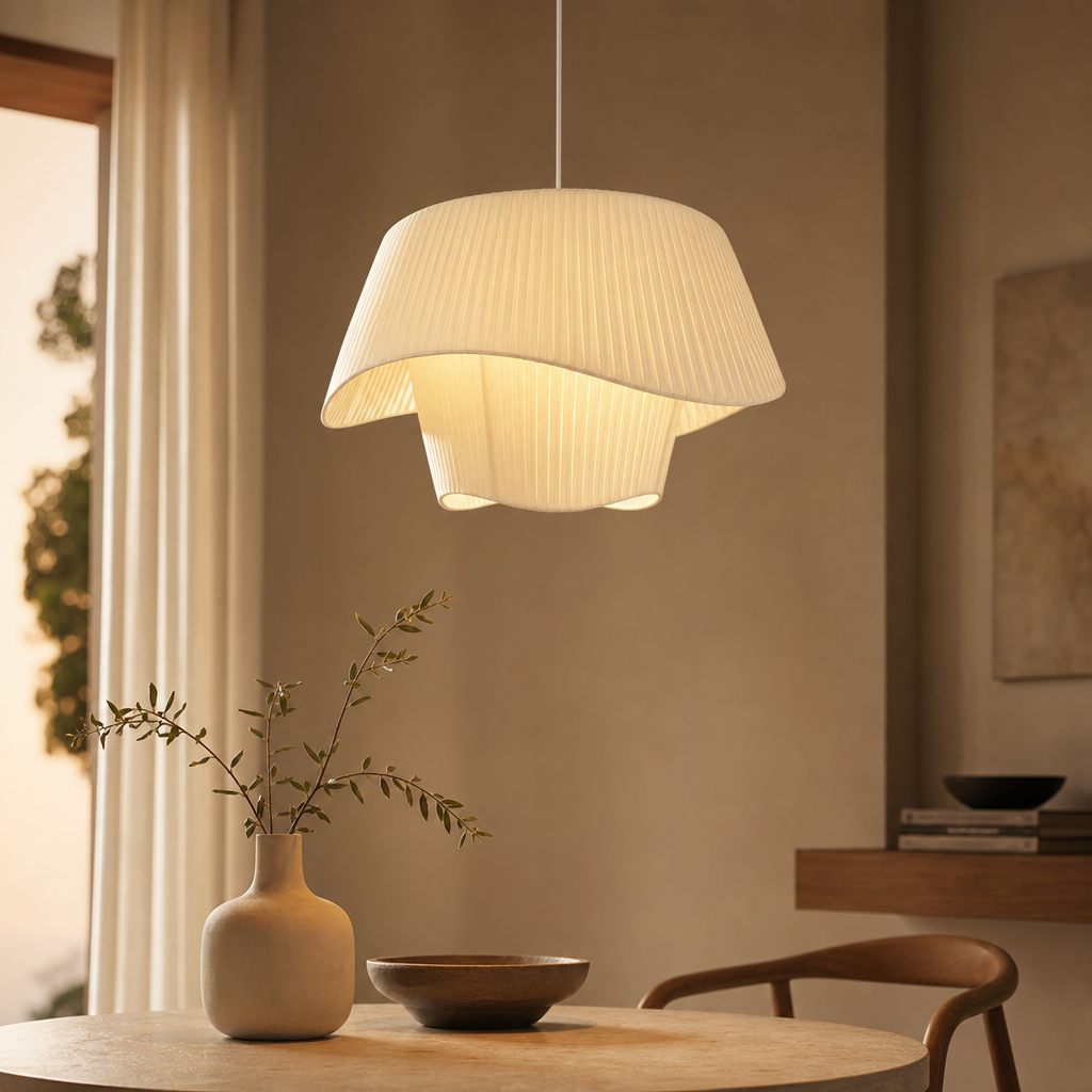 Wabi-Sabi Fabric Pendant Chandelier