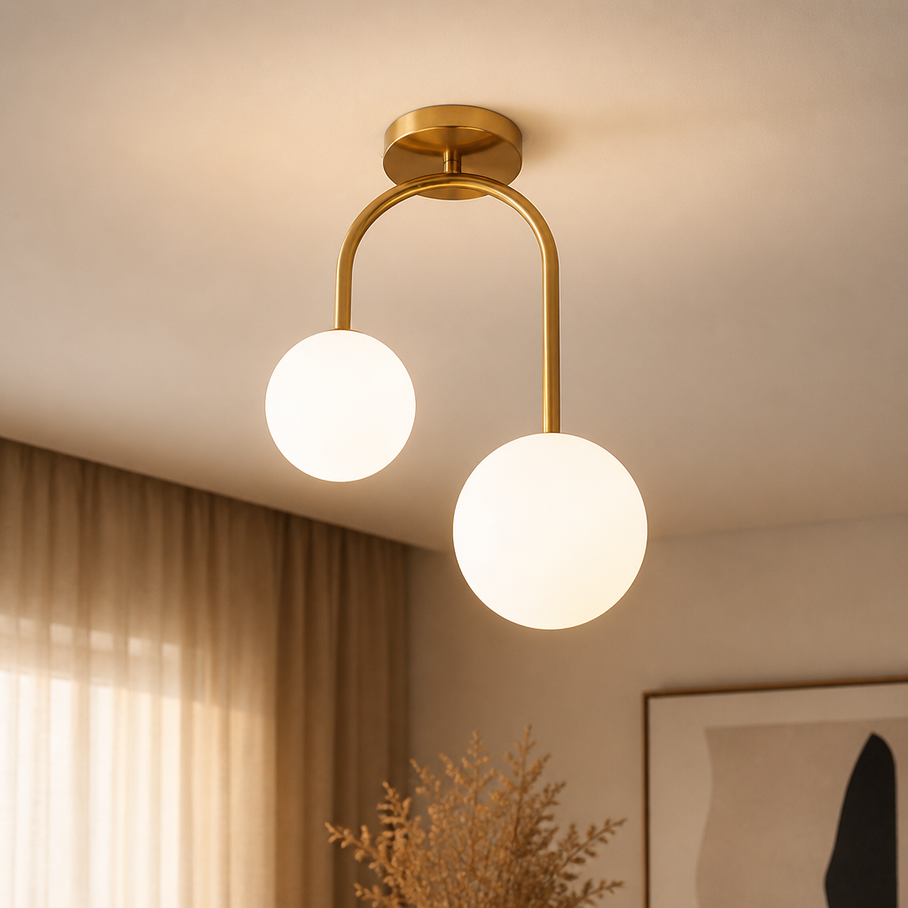 Nordic Glass Ceiling Light