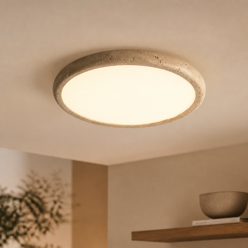 Wabi-Sabi Stone Pendant Lamp