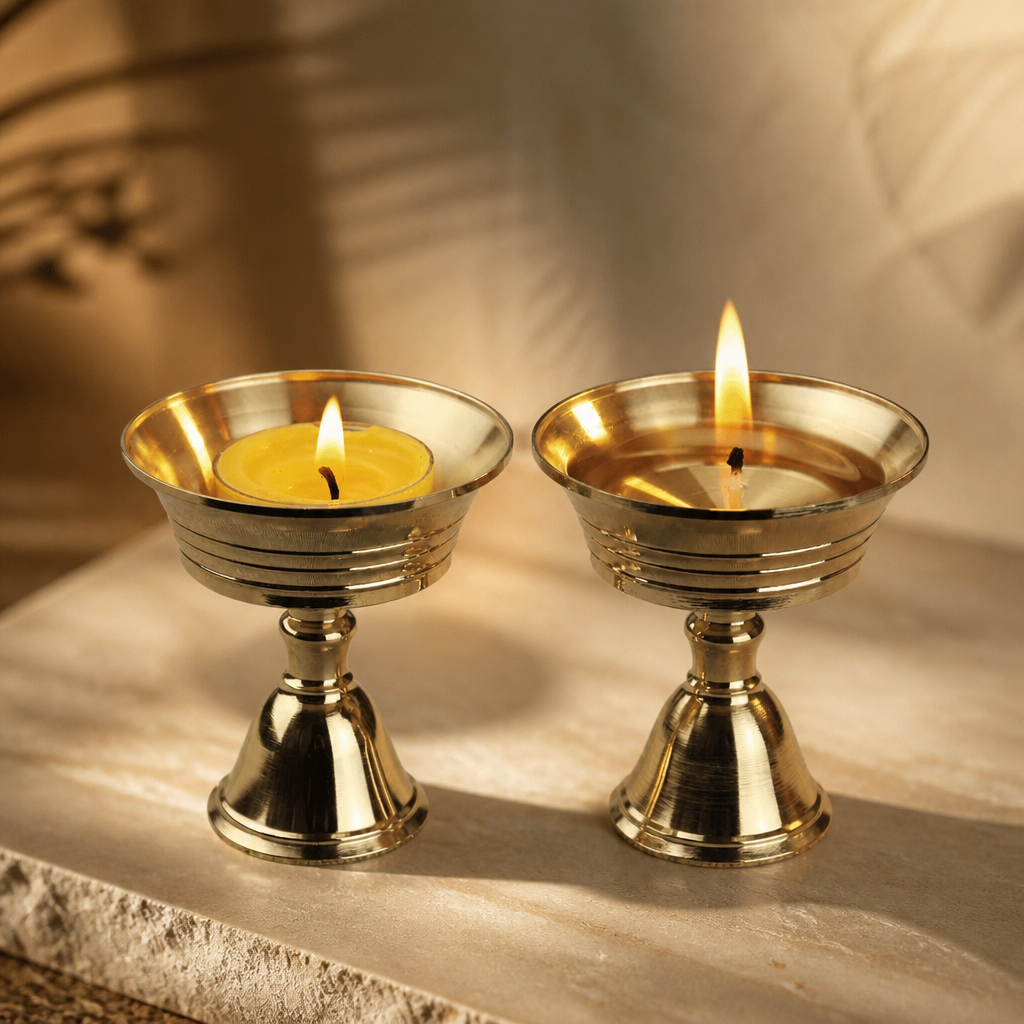Copper Candlestick (1-Piece Set)