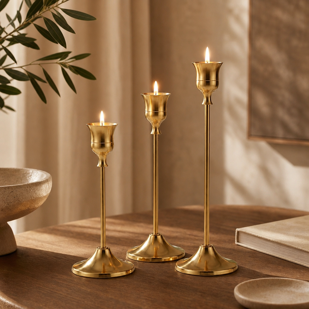 Brass Candlestick (36-Piece Set)