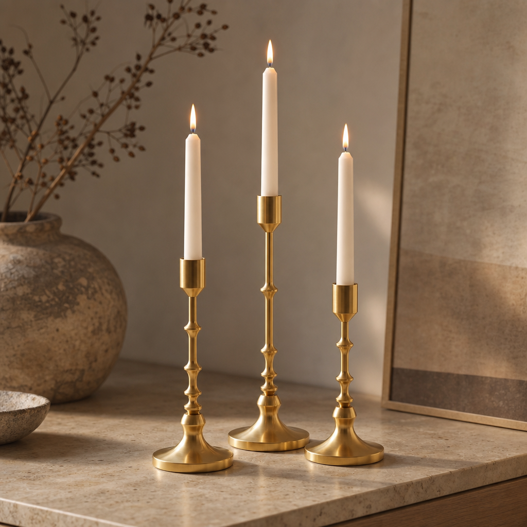 Brass Candlestick (Set)
