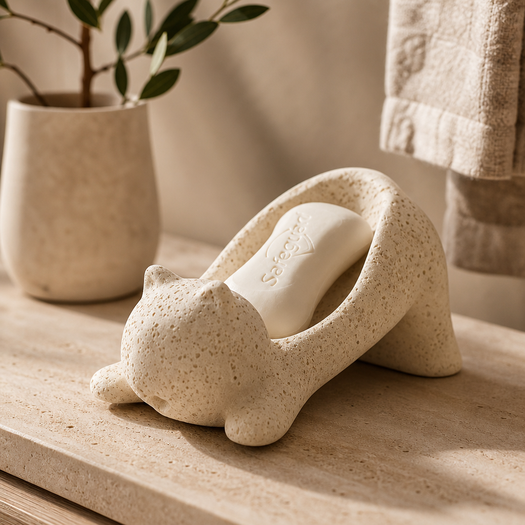 Travertine Soap Dish
