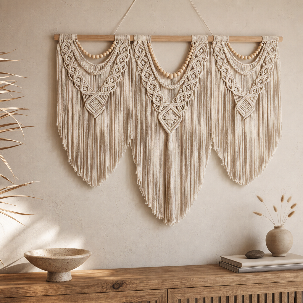 Boho Macrame Wall Hanging