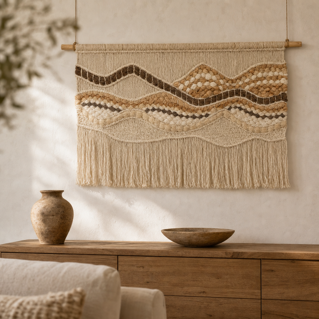 Boho Irregular Macrame Wall Hanging