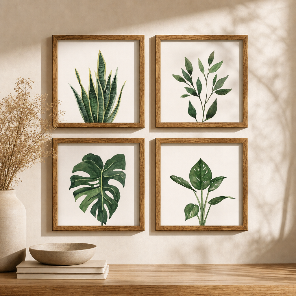 Farmhouse Sage Green Canvas Wall Art