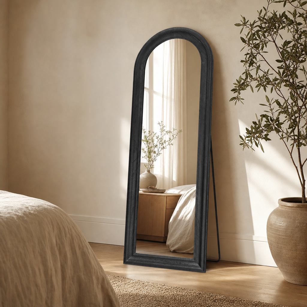 Arched Full-Length Wall Mirror
