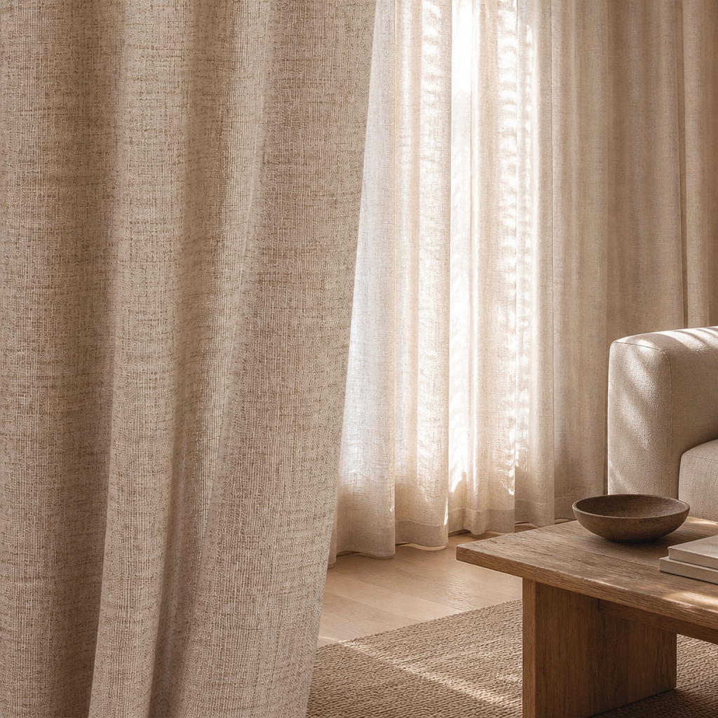 Japanese Linen Sheer Curtain