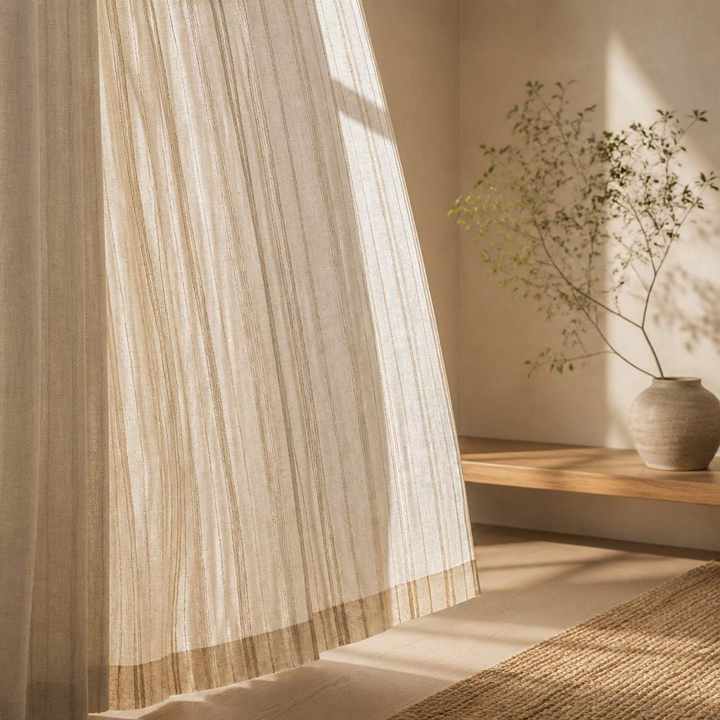 Japanese Gauze Sheer Curtain
