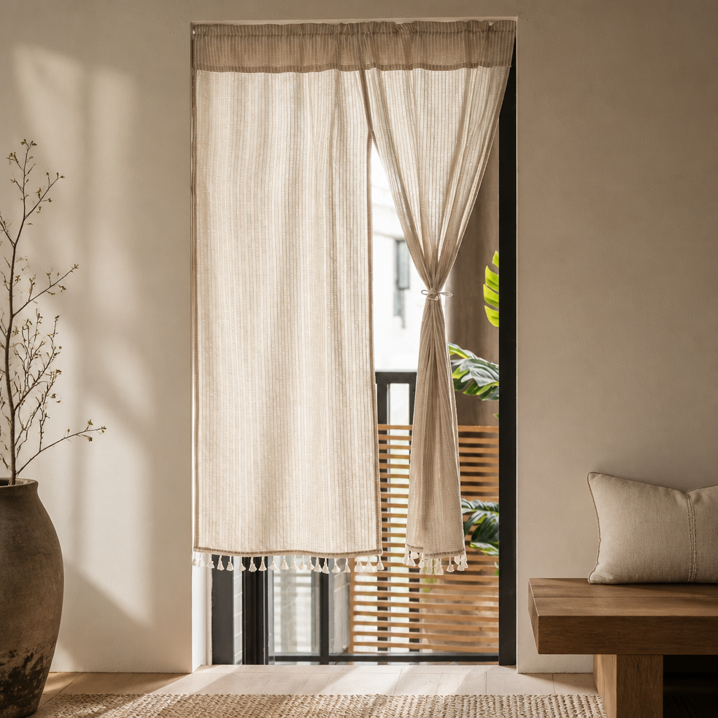 Japanese Cotton-Linen Curtains