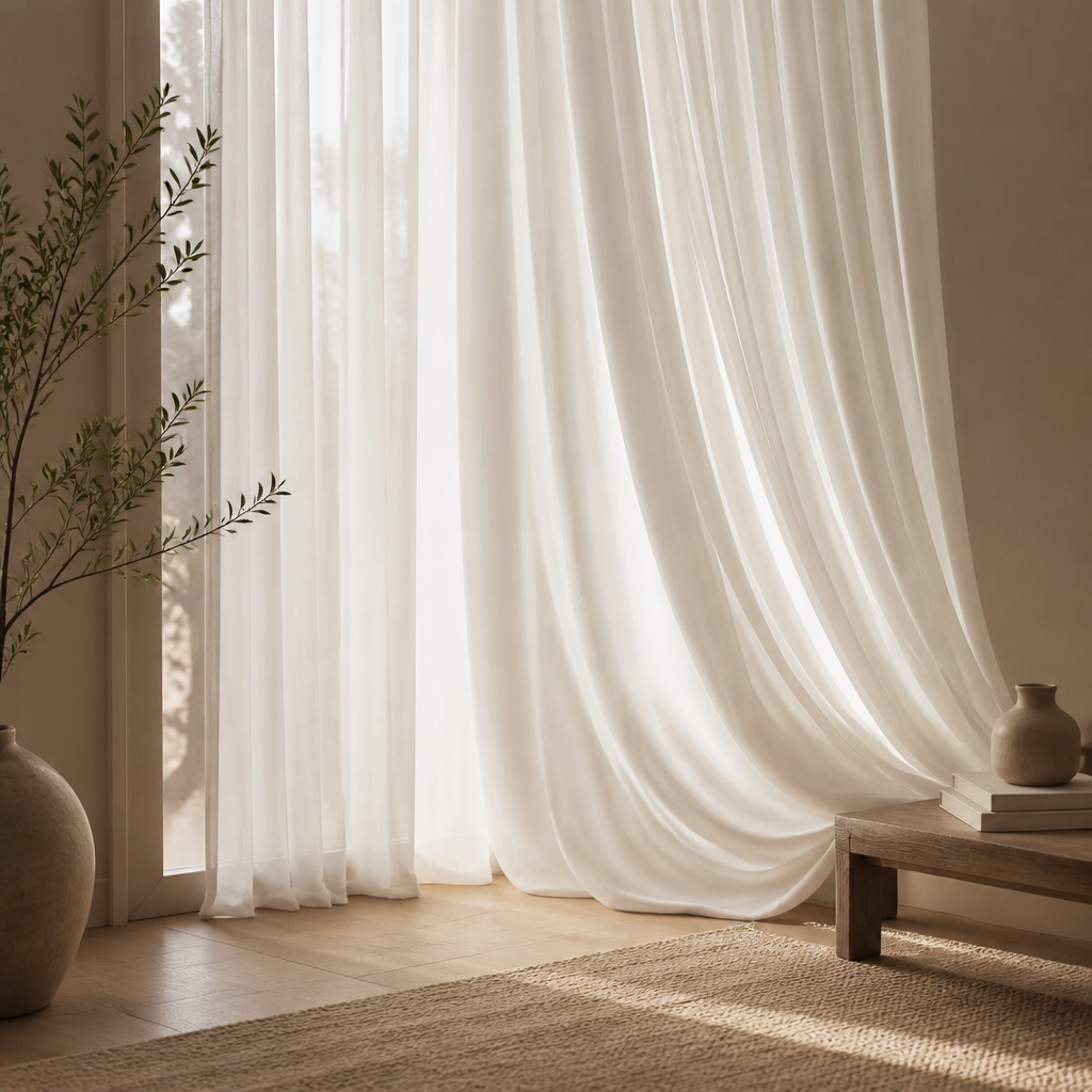 Modern Tulle Sheer Curtains