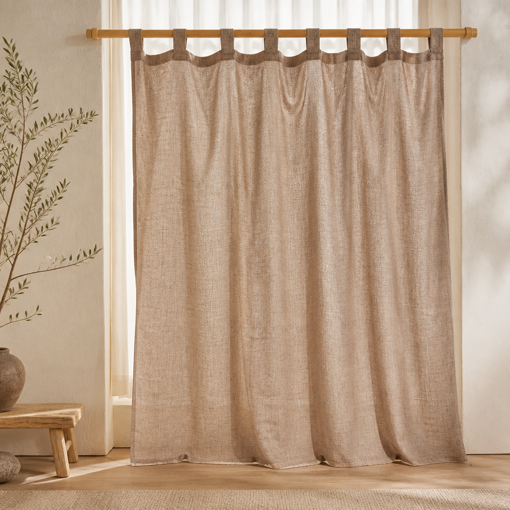 Japanese Cotton-Linen Sheer Curtains