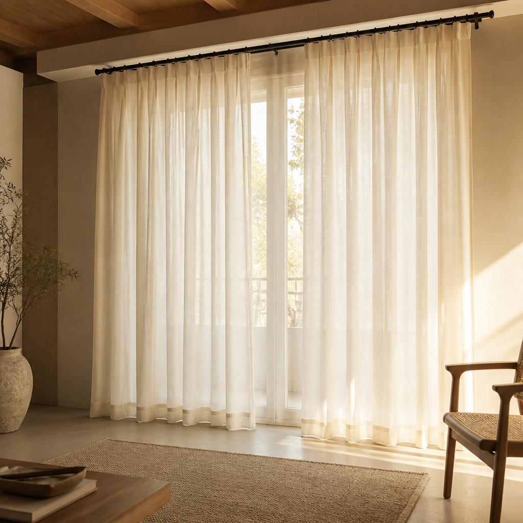 Japanese Tulle Sheer Curtains
