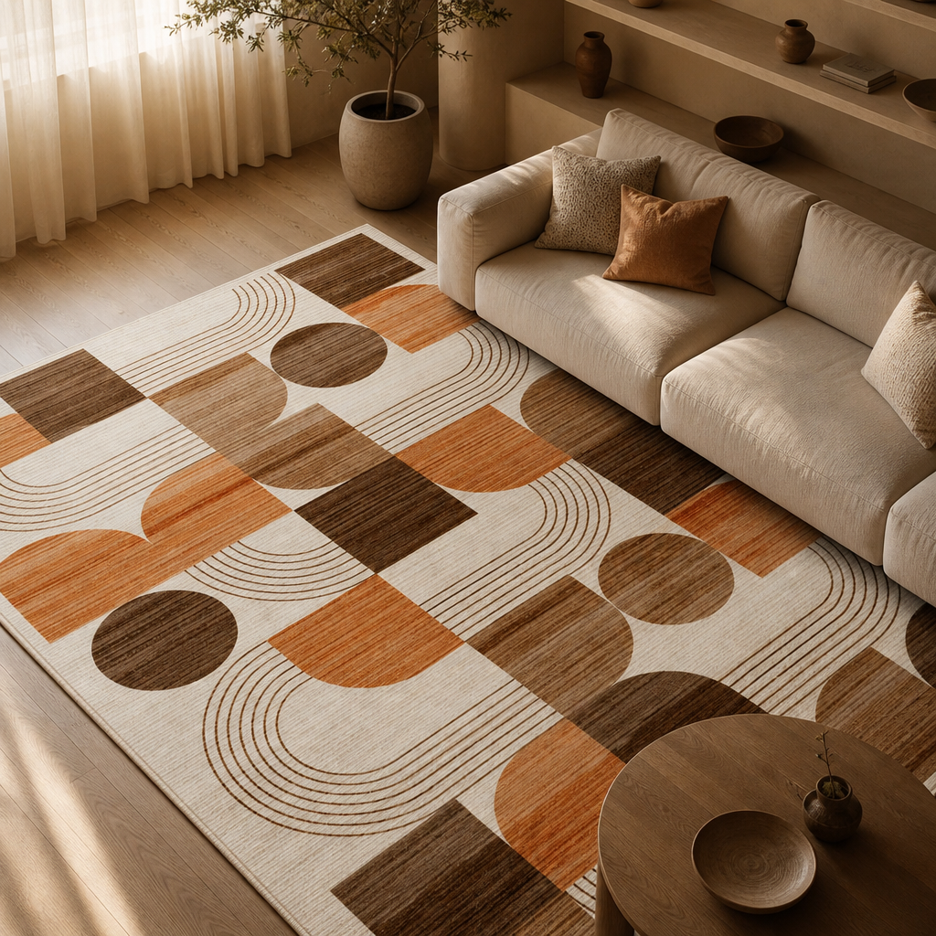 Abstract Geometric Area Rug