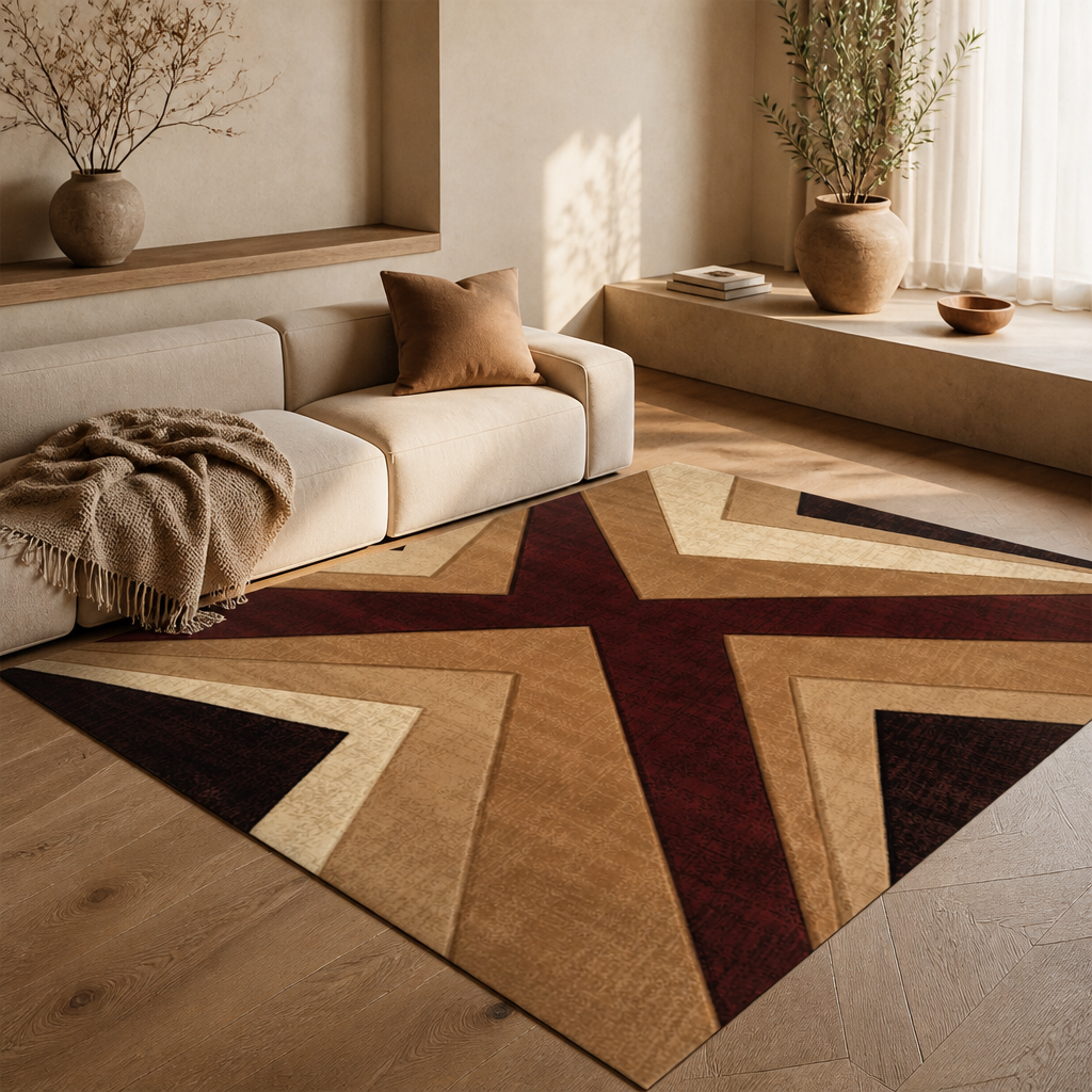 Abstract Geometric Area Rug