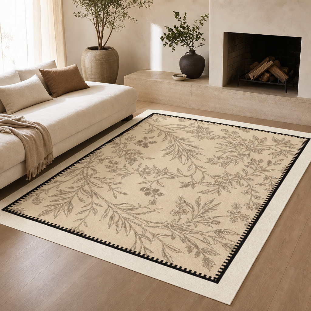 Boho Neutral Area Rug
