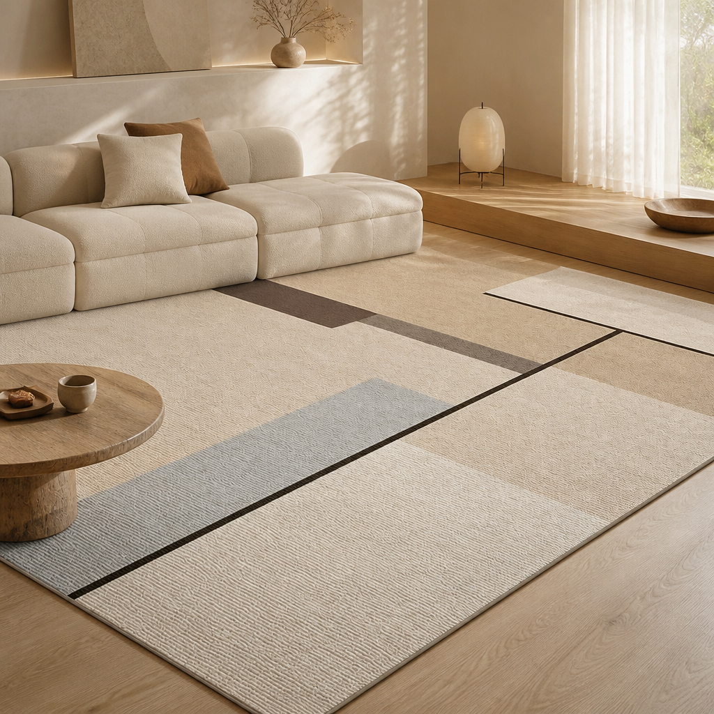 Geometric Washable Area Rug