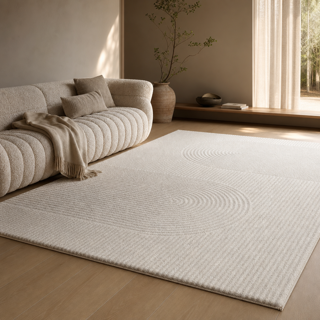 Washable Minimalist Area Rug