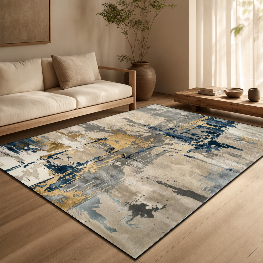Abstract Nordic Area Rug