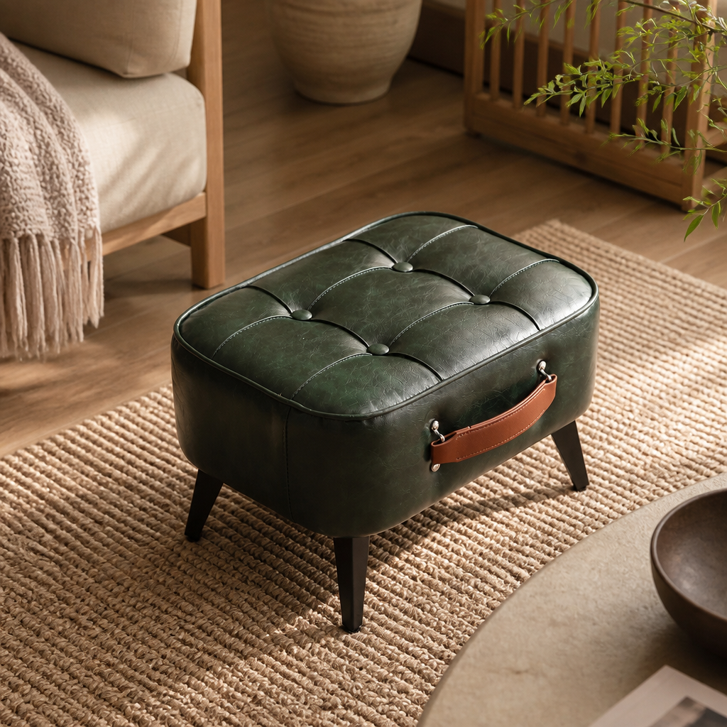 Wooden Shoe Bench Stool