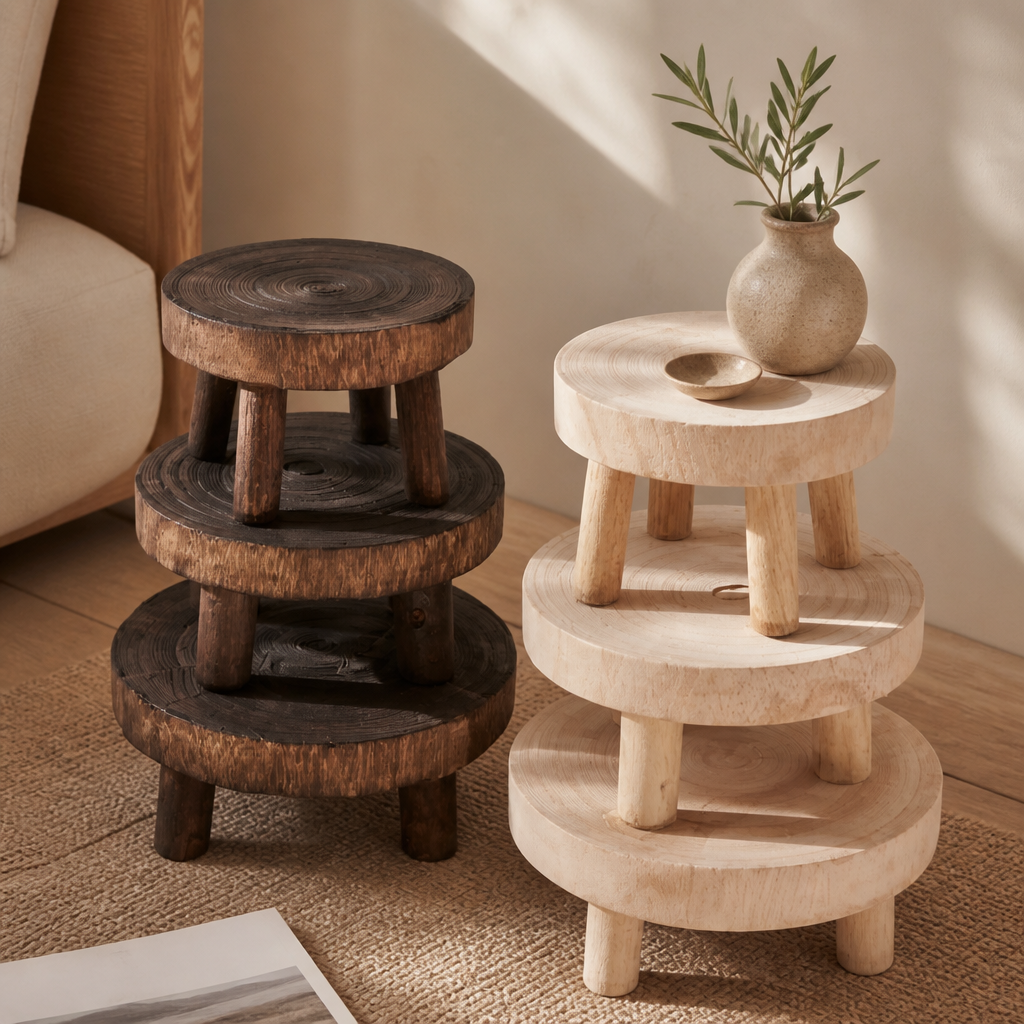 Wood Plant Stand