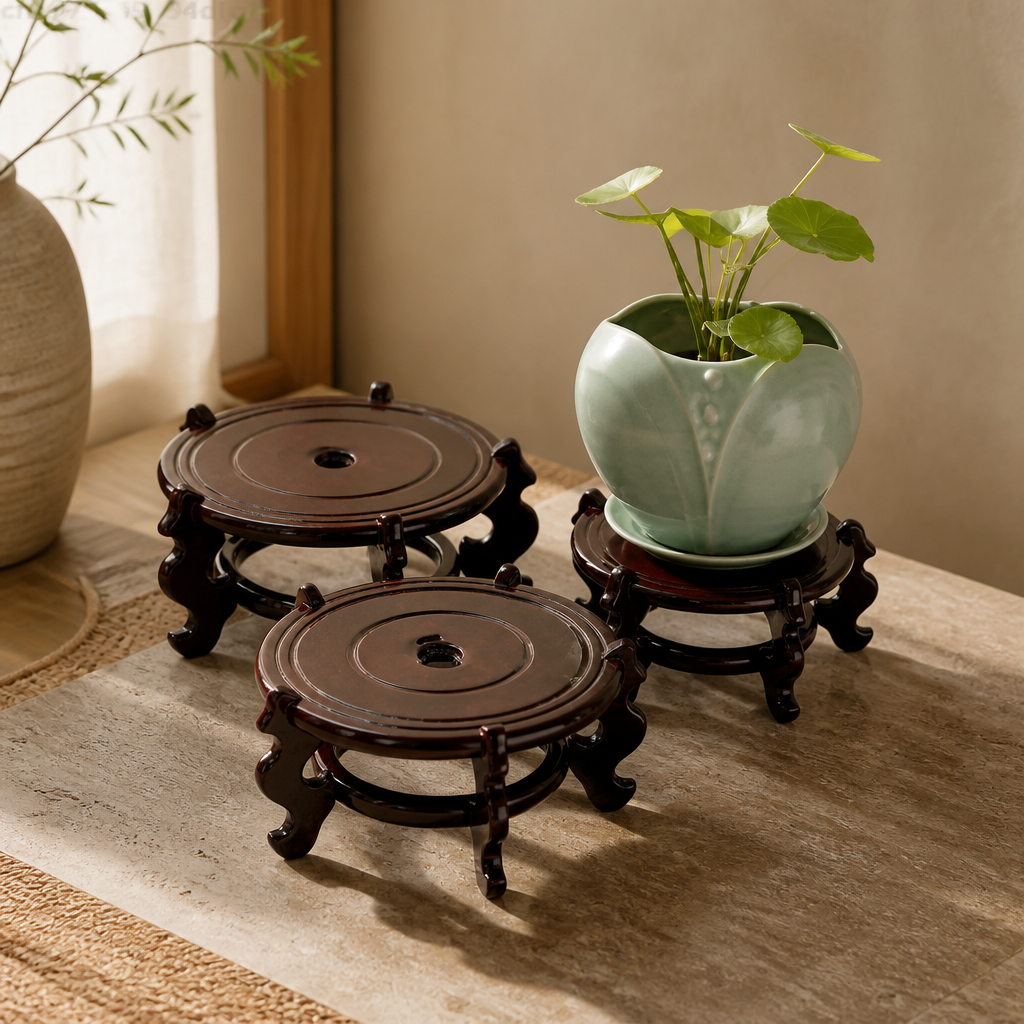 Wood Plant Stand