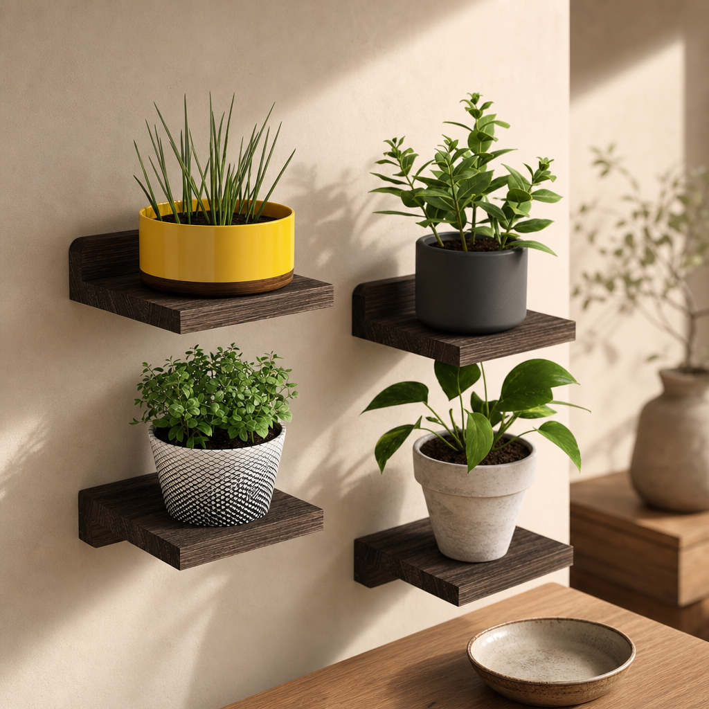 Floating Wall Shelf Set