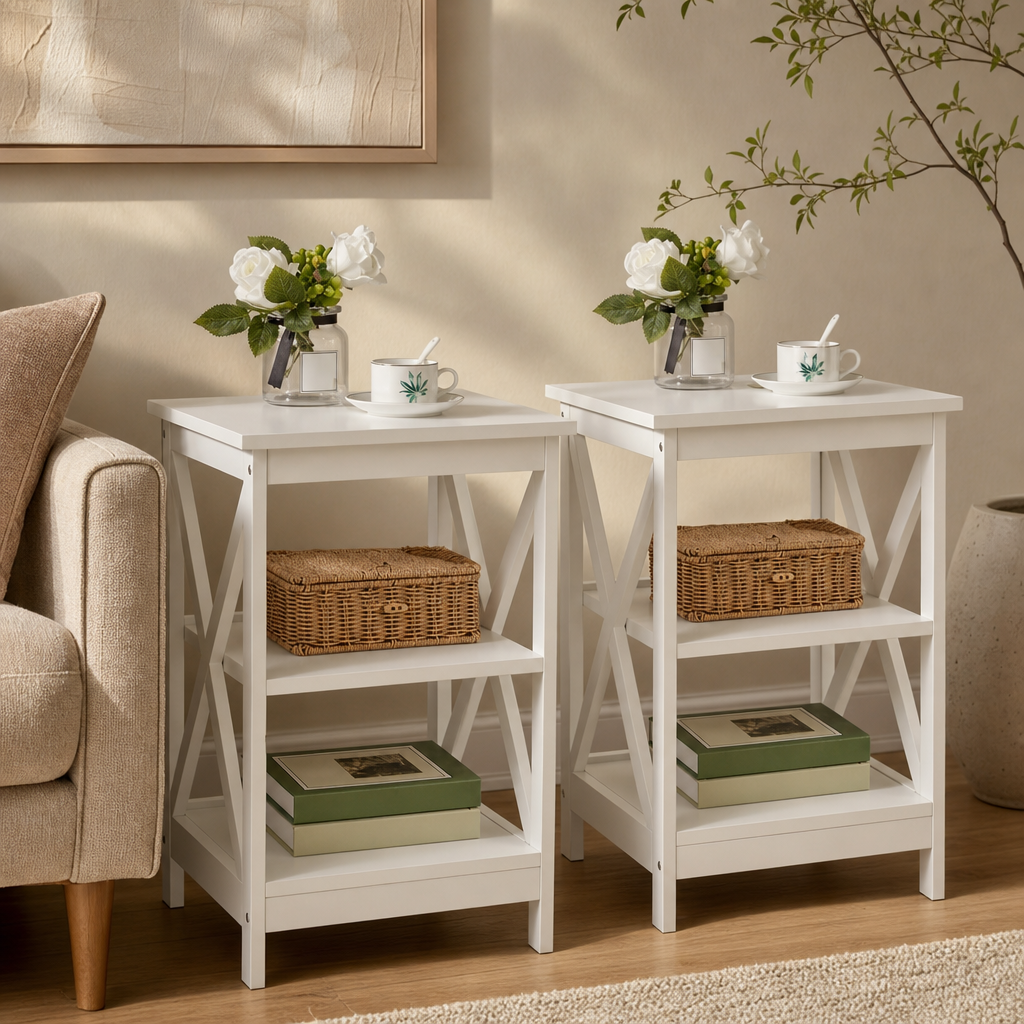 Wood Side Table