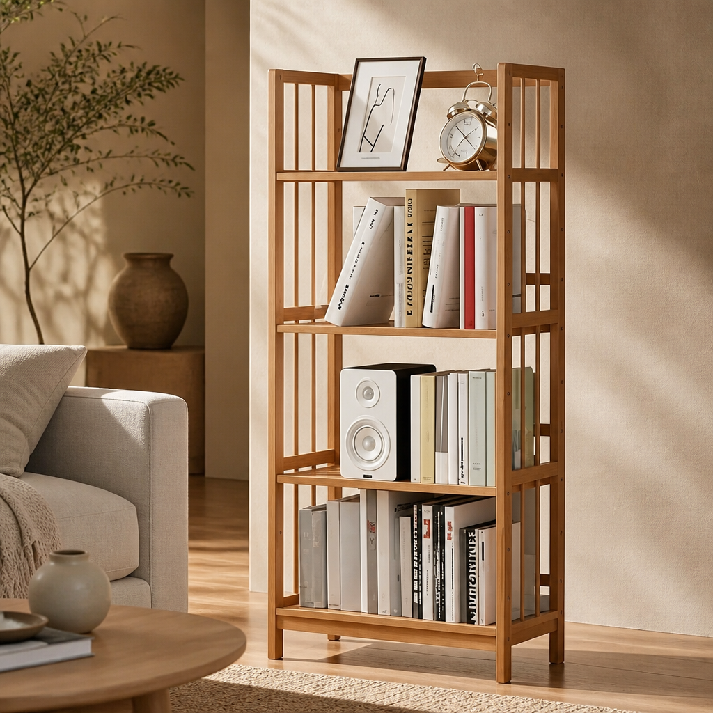 Bamboo Bookshelf