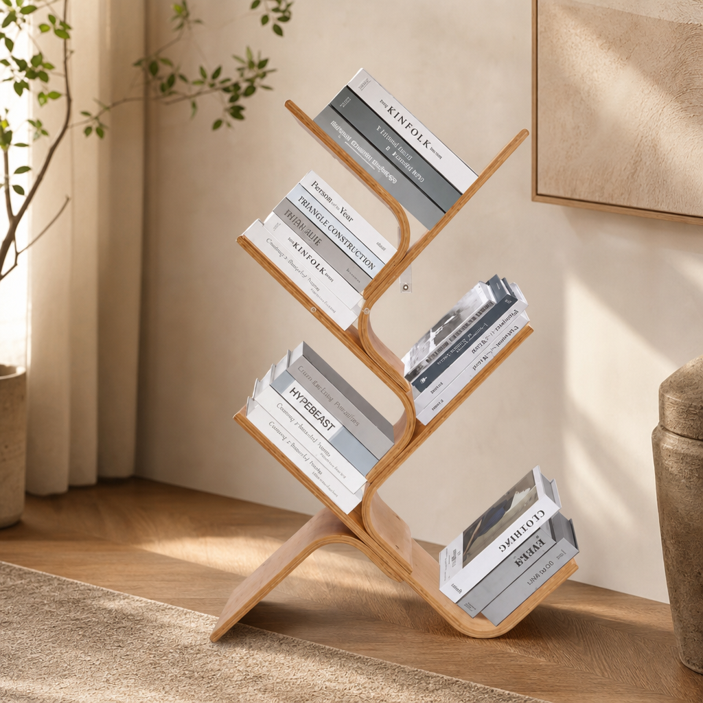 Bamboo Desktop Bookshelf