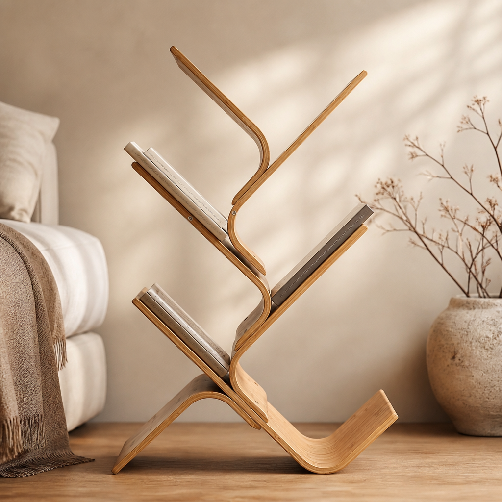 Bamboo Desktop Bookshelf