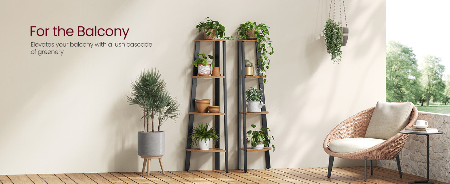 Wood Corner Bookshelf