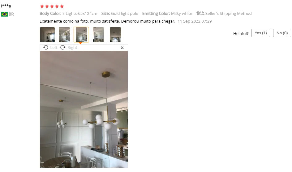 Nordic Glass Pendant Lamp