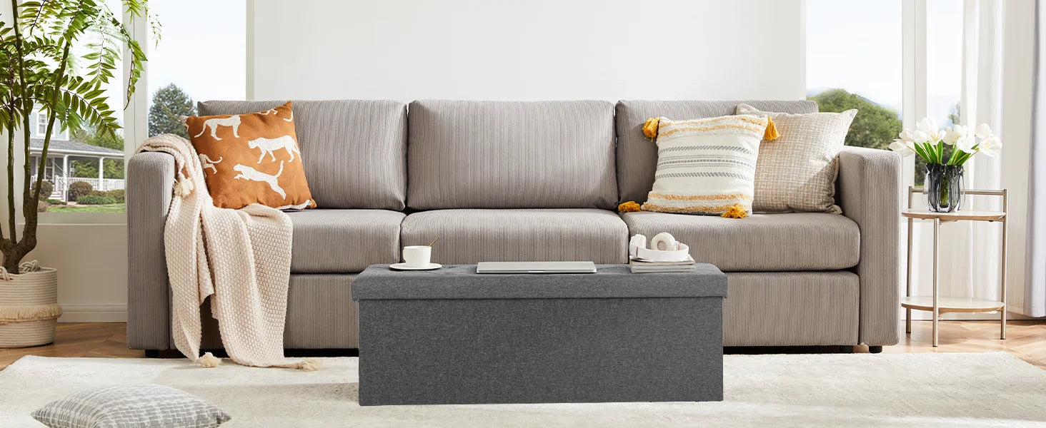 Storage Ottoman Footstool