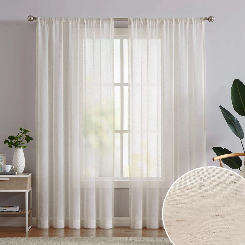 Modern Tulle Sheer Curtains