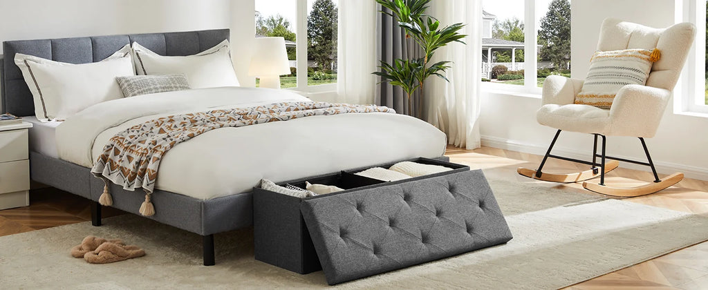 Storage Ottoman Footstool