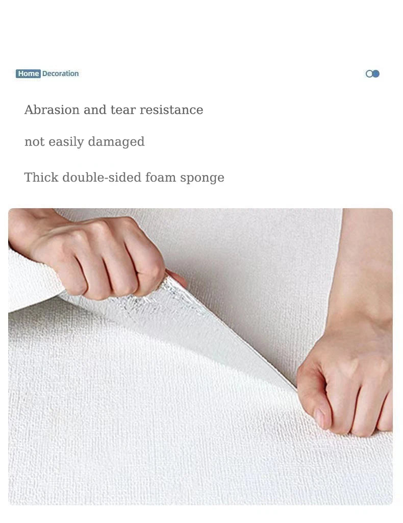 Linen Texture Foam Wallpaper
