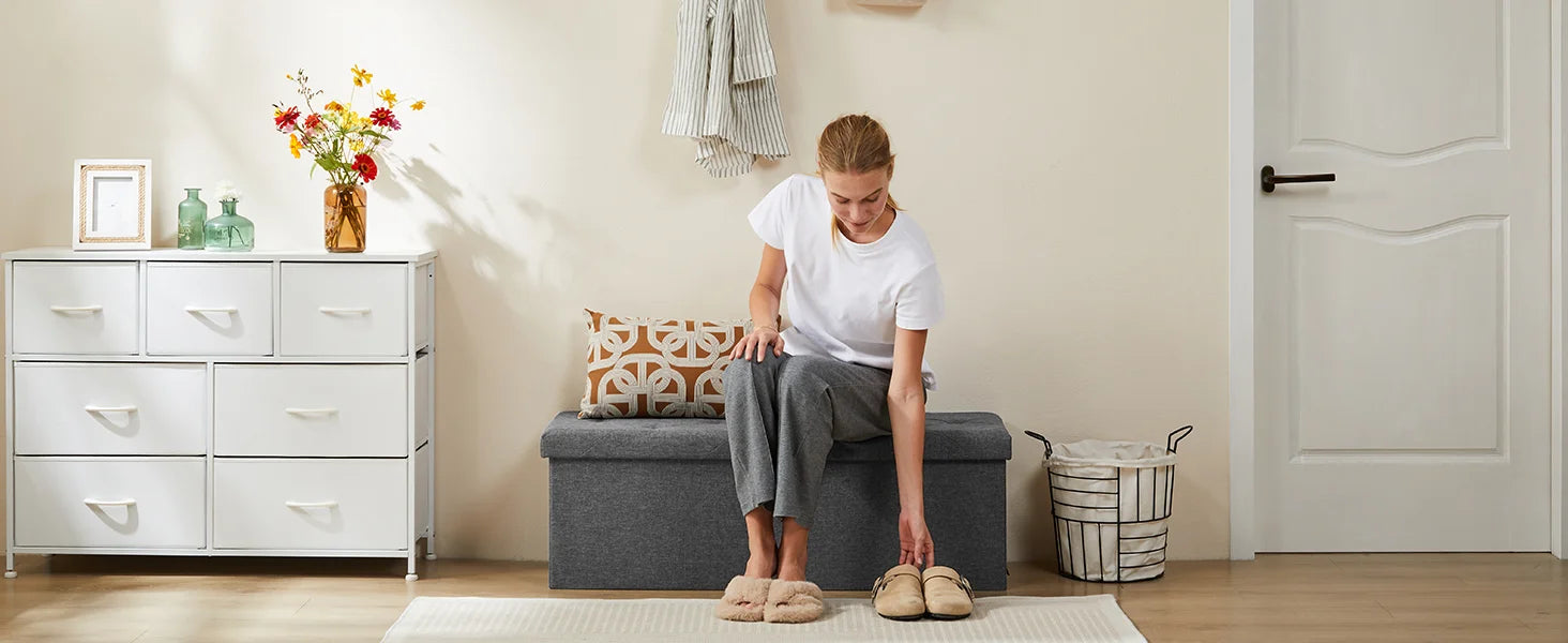 Storage Ottoman Footstool