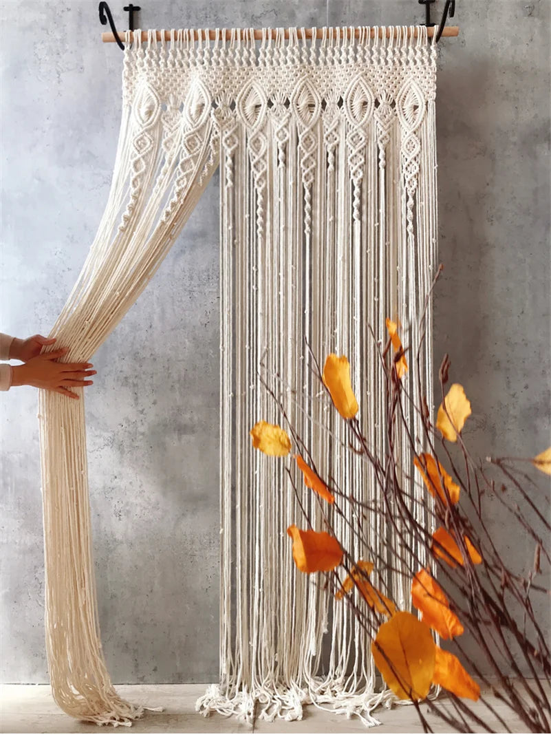 Macrame Door Curtain
