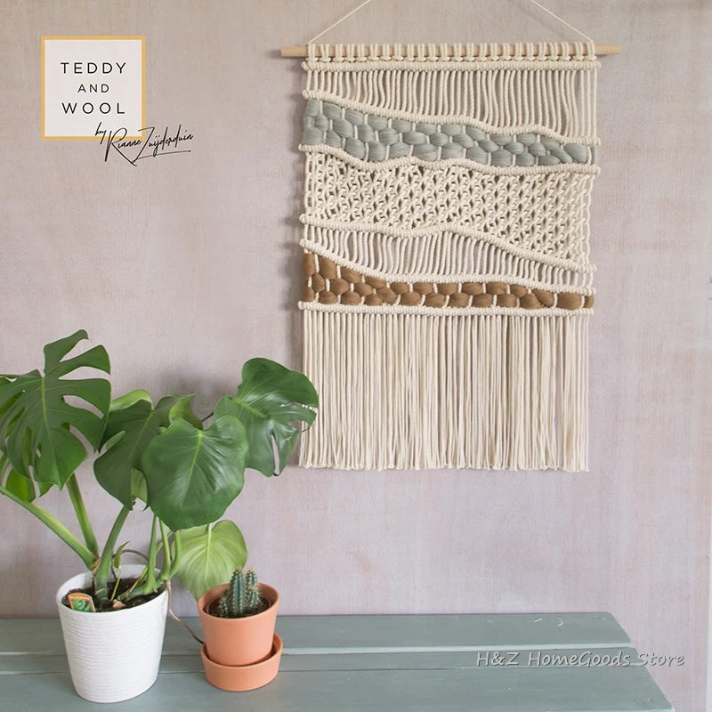 Boho Macrame Wall Hanging