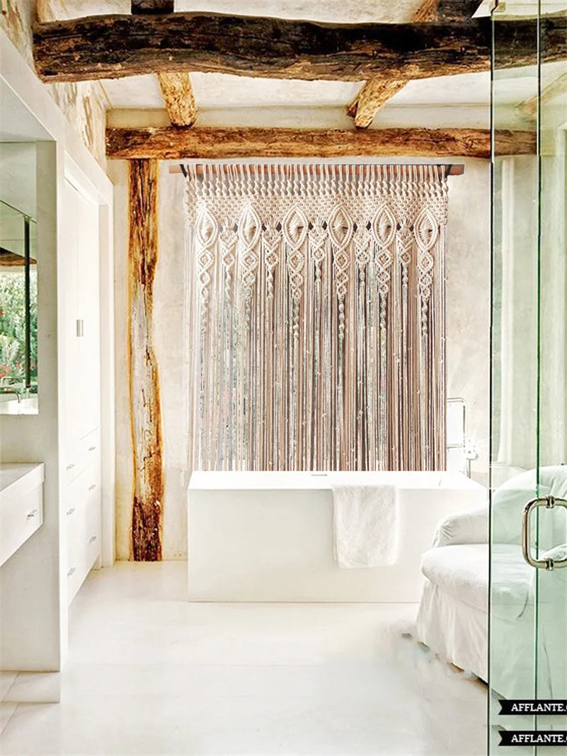 Macrame Door Curtain